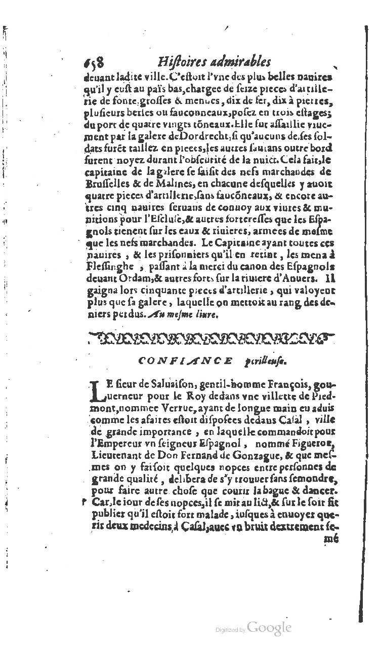 1610 - Paul Marceau - Trésor d’histoires admirables et mémorables - BSB Munich