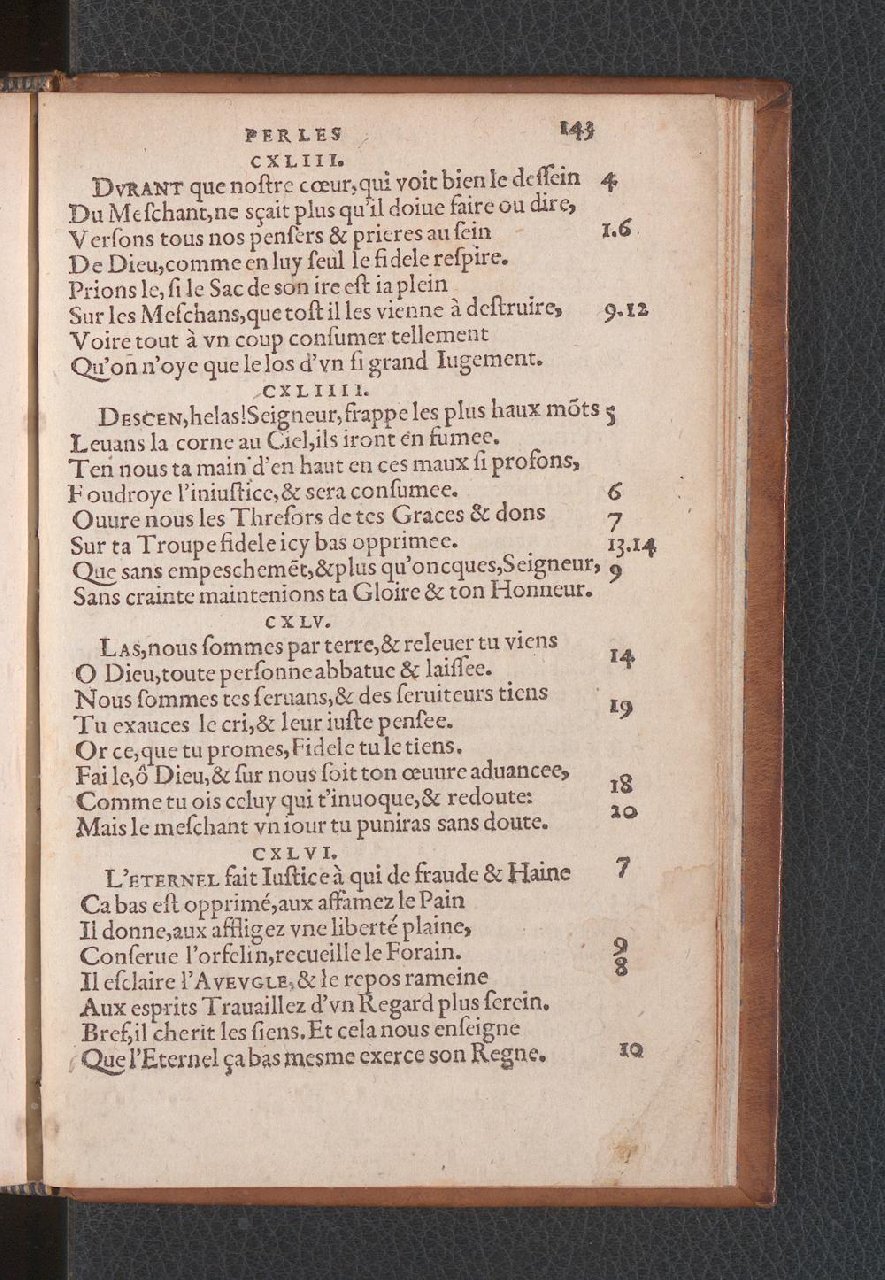1577 - Jean de Laon - Trésor des 150 psaumes de David - Genève