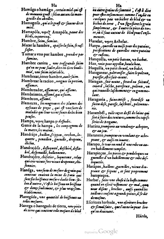 1621 - Adrian Tiffaine - Trésor des deux langues espagnole et française - BM Lyon