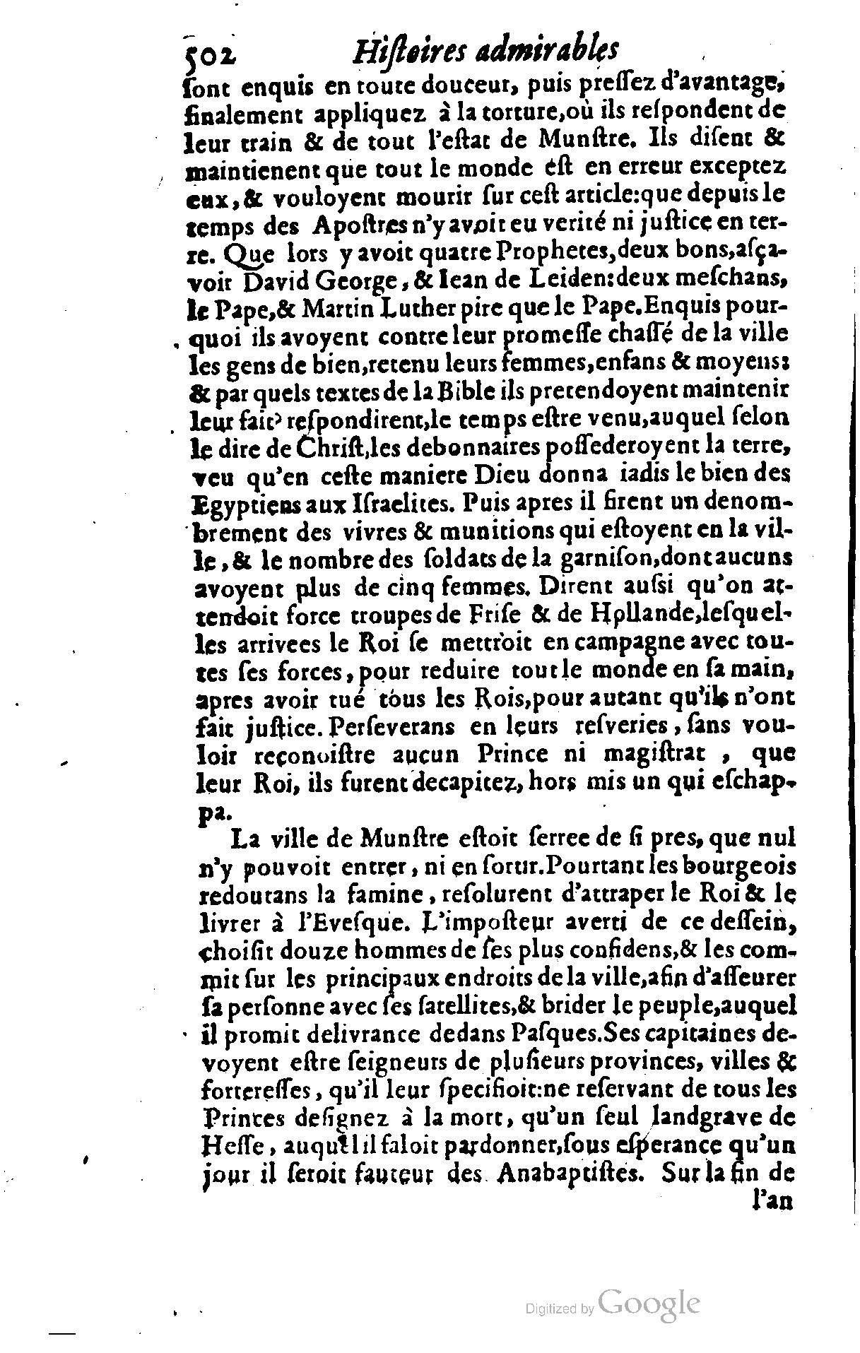 1628 - Jacques Crespin - Trésor d’histoires admirables et mémorables - BSB Munich