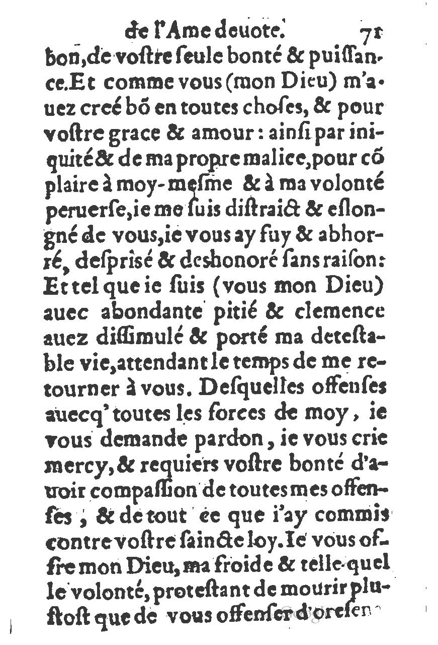 1578 - Guillaume Chaudière - Trésor de dévotion traitant de plusieurs belles vertus - BM Lyon