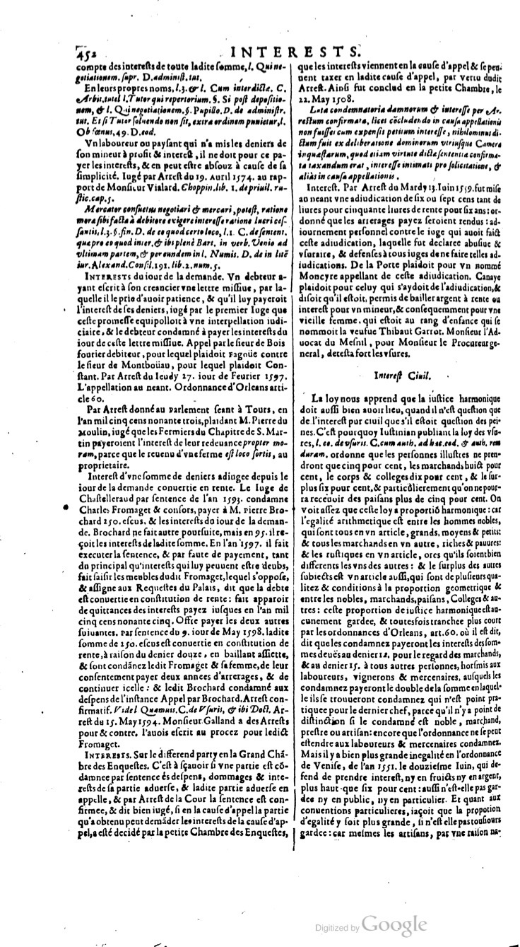 1629 - Veuve Nicolas Buon - Trésor du droit français (29620 T. 2) - BM Lyon