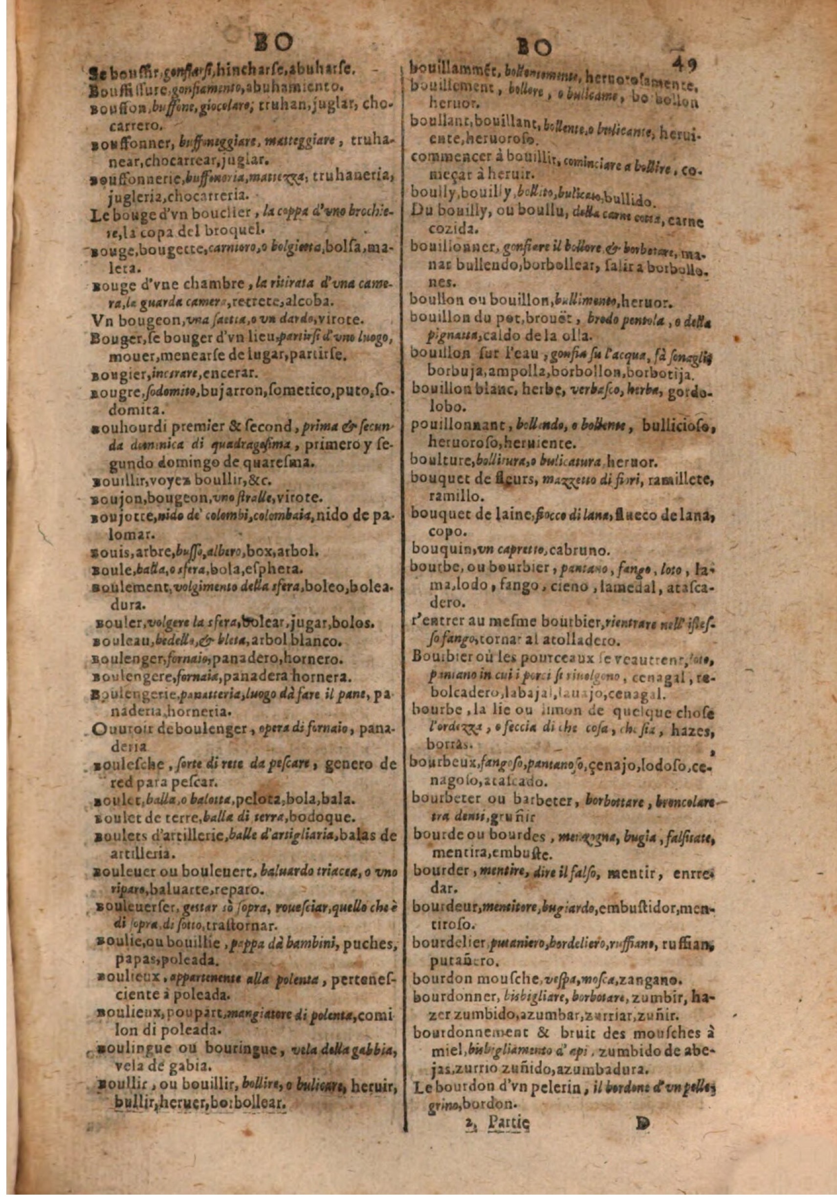 1637 - Jacques Crespin - Trésor des trois langues (Trois parties) - BSB Munich