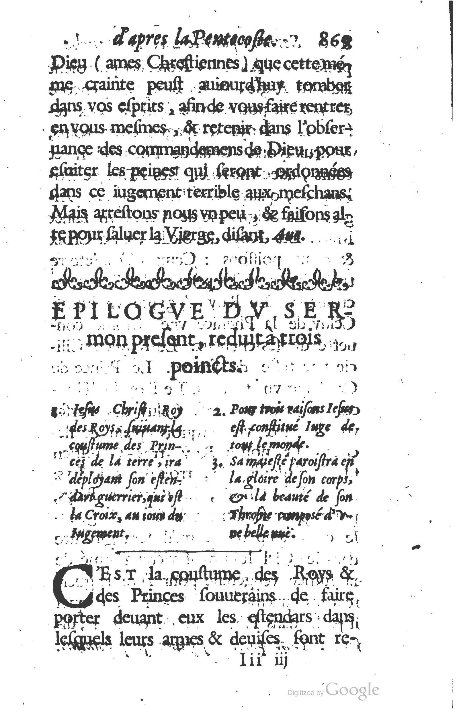 1629 - Manassés de Préaulx - Sermons ou Trésors de la piété chrétienne - BM Lyon