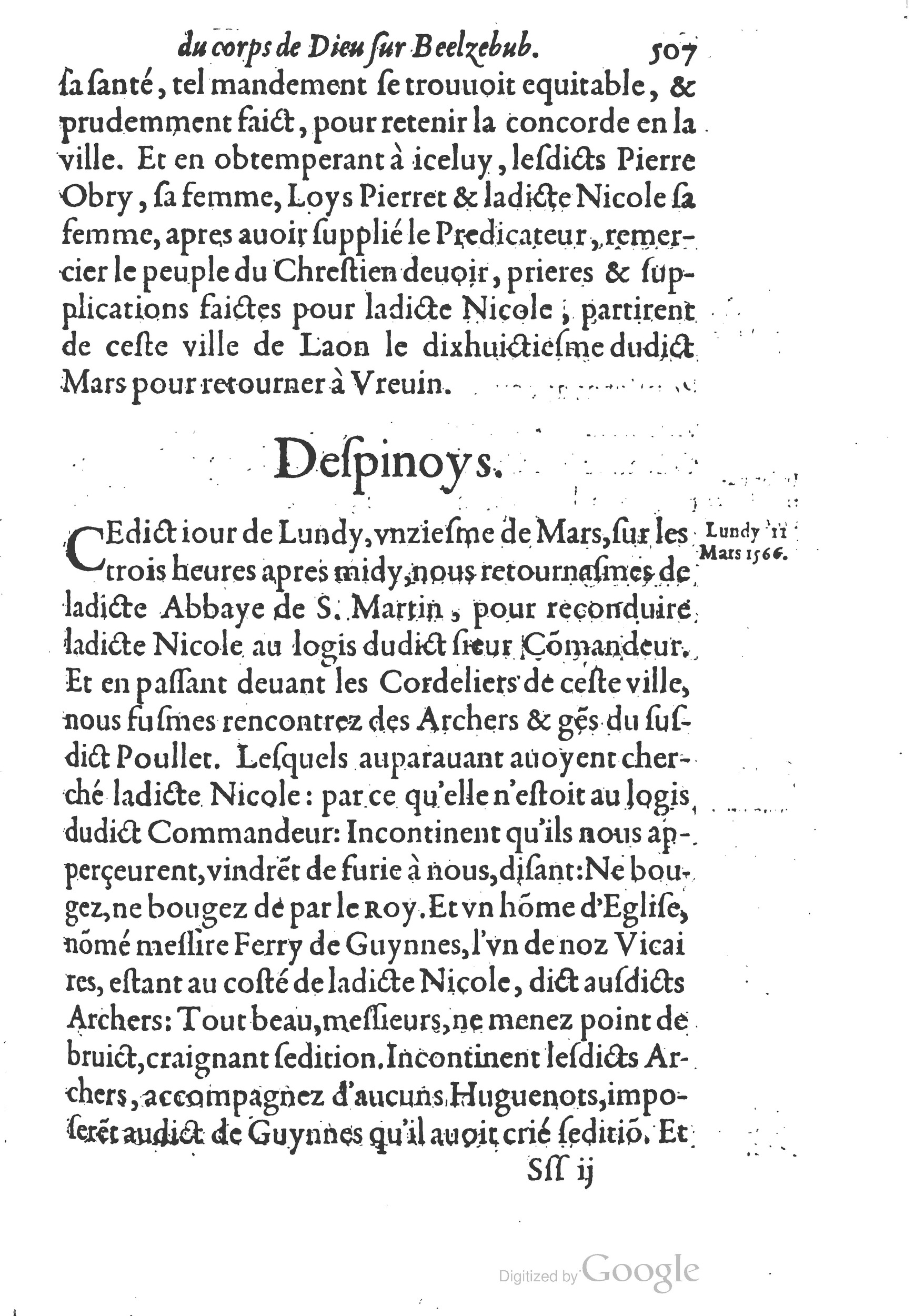1578 - Nicolas Chesneau - Trésor et entière histoire de la triomphante victoire du corps de Dieu sur l’esprit malin - British Library 1578 - Nicolas Chesneau - Trésor et entière histoire de la triomphante victoire du corps de Dieu sur l’esprit malin - British Library