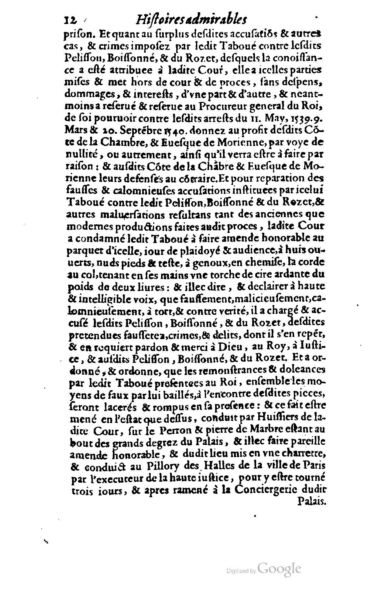 1620 - Samuel Crespin - Trésor d’histoires admirables et mémorables - BCU Lausanne