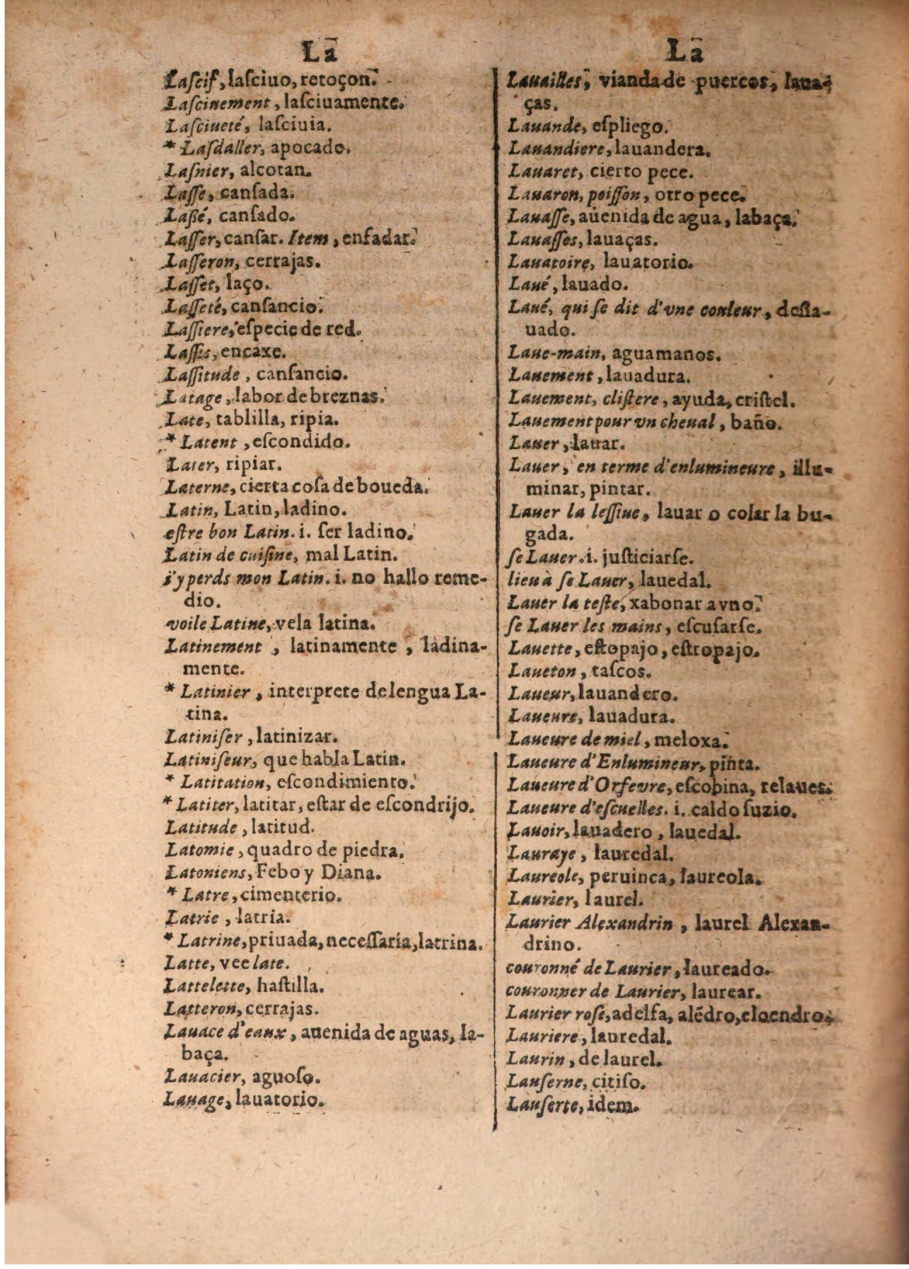 1645 - A. de Sommaville et A. Courbé - Trésor des deux langues espagnole et française (Seconde partie) - BSB Munich