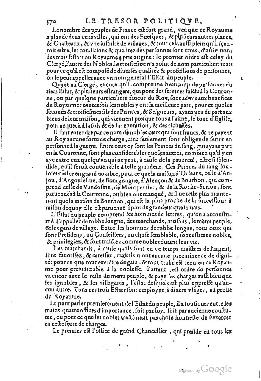 1611 - Pierre Chevalier - Trésor politique - UGent