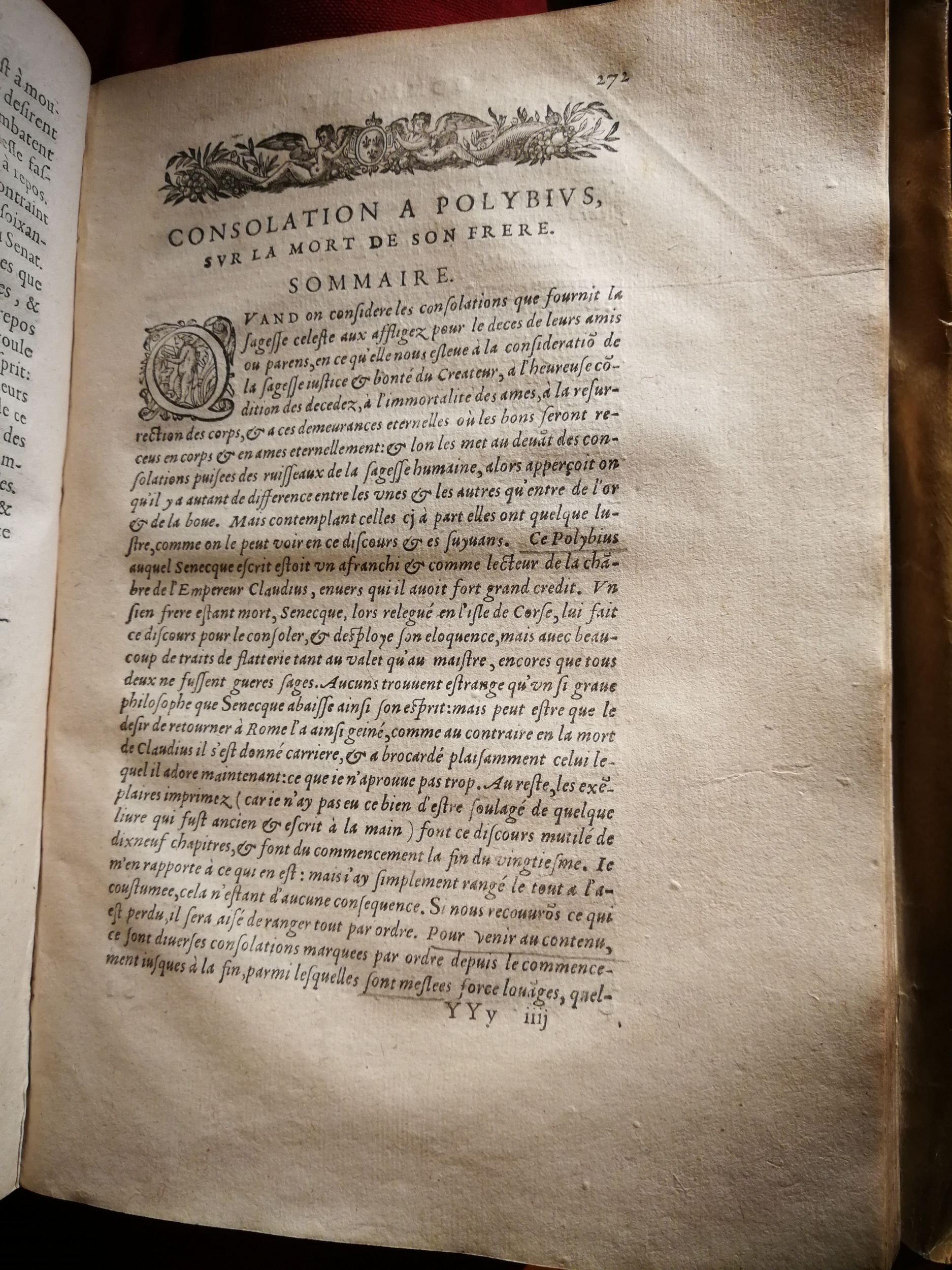 1595 - Jean Houzé - Œuvres morales et mêlées de Sénèque, Trésor de philosophie morale - T. 1 - BnF 1595 - Jean Houzé - Œuvres morales et mêlées de Sénèque, Trésor de philosophie morale - T. 1 - BnF
