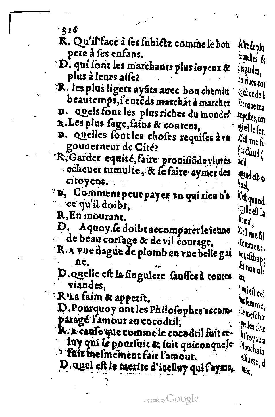 1582 - Nicolas Bonfons - Trésor des sentences dorées - BM Lyon