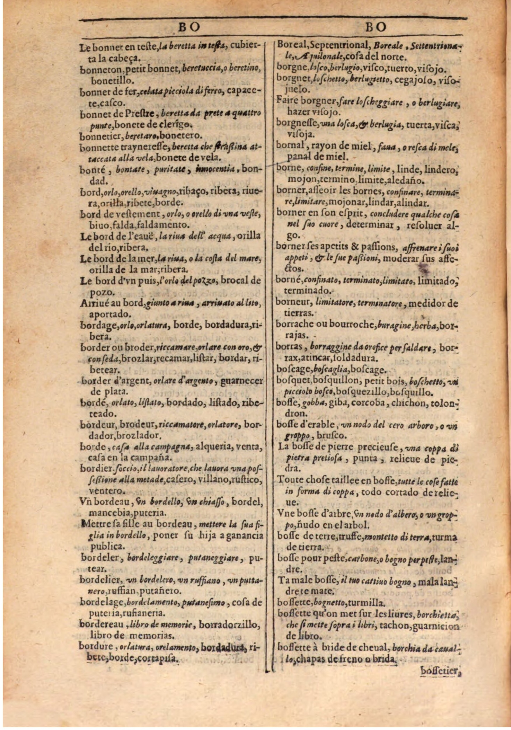 1609 - Philippe Albert et Alexandre Pernet - Trésor des trois langues française, italienne et espagnole (Seconde partie) - BSB Munich 1609 - Philippe Albert et Alexandre Pernet - Trésor des trois langues française, italienne et espagnole (Seconde partie) - BSB Munich