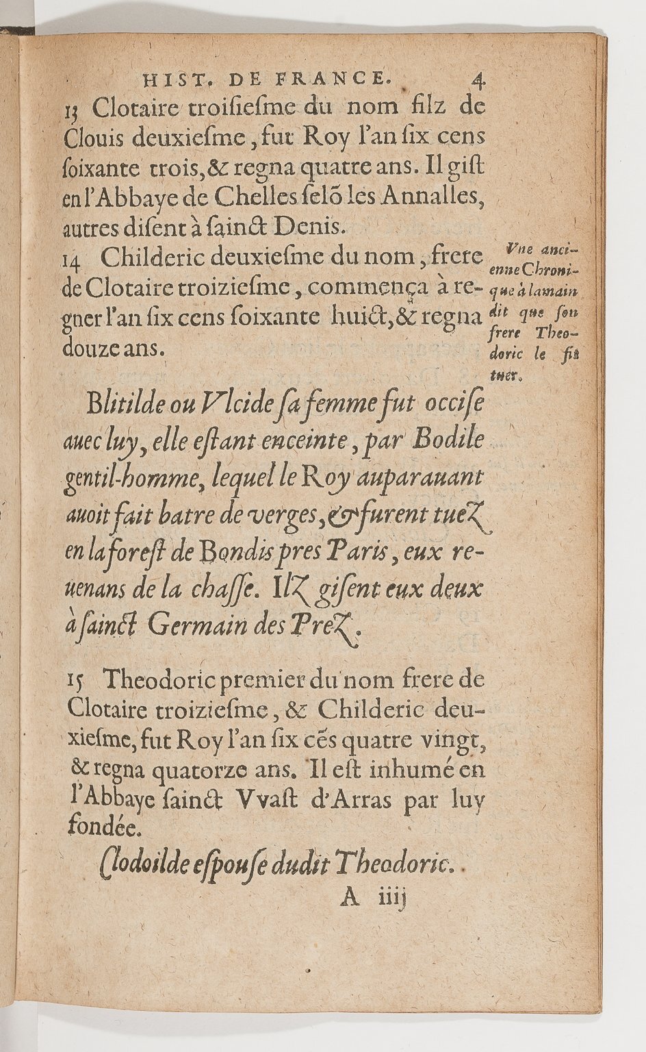1583 - Galiot Corrozet - Trésor des histoires de France - BnF
