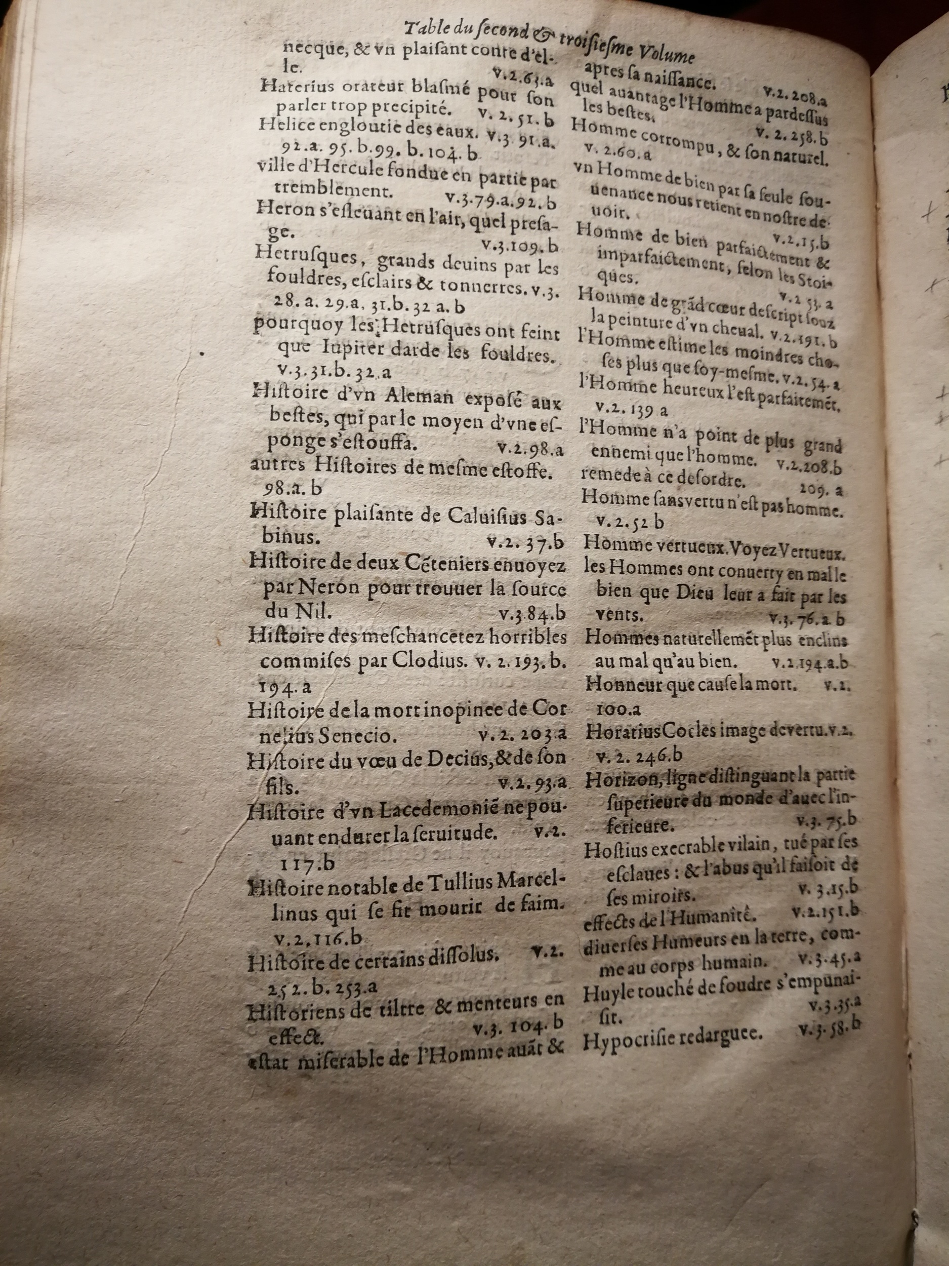 1595 - Jean Houzé - Œuvres morales et mêlées de Sénèque, Trésor de philosophie morale - T. 3 - BnF