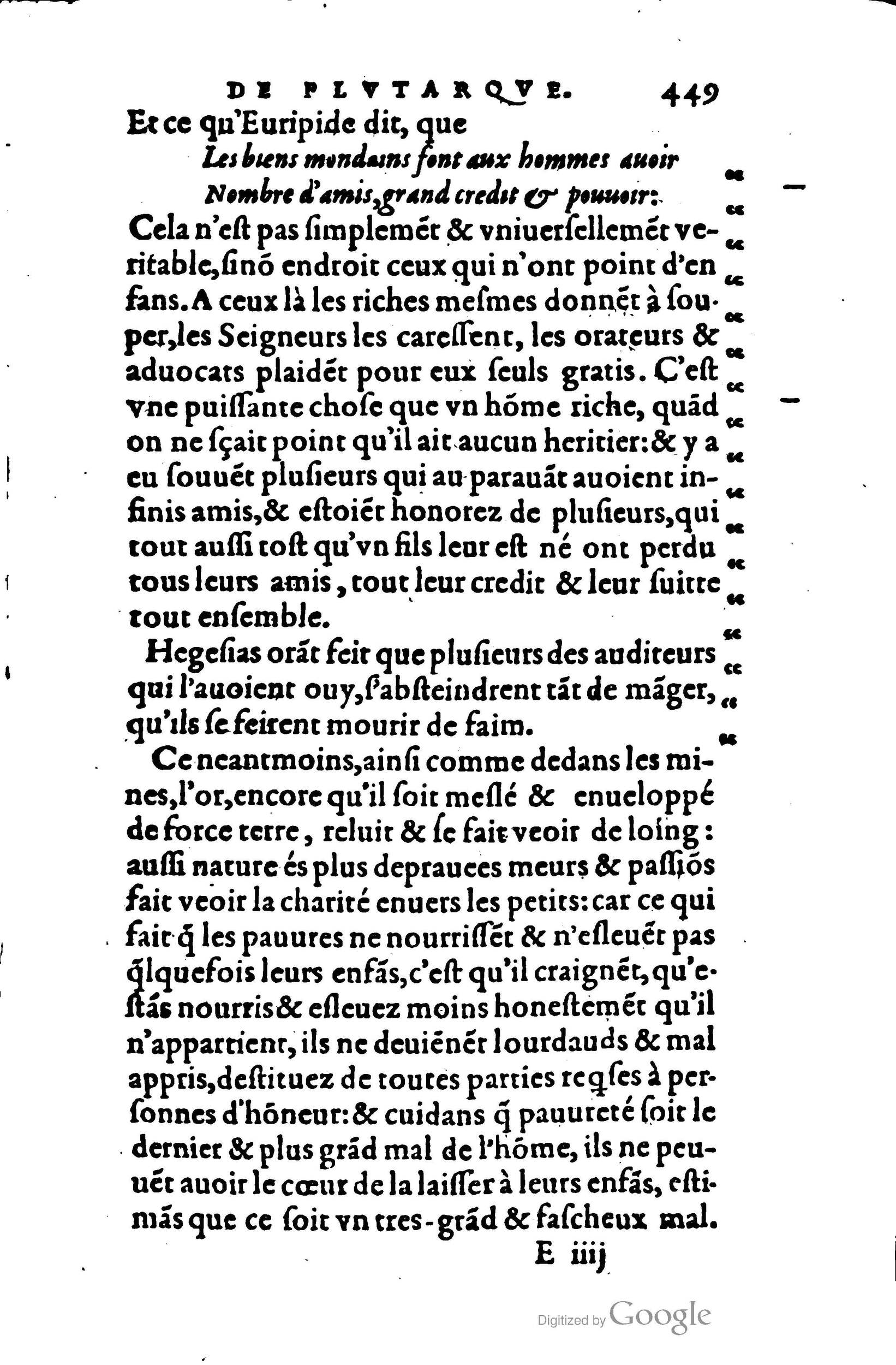 1578 - Jean Poupy - Trésor des morales de Plutarque - BSB Munich