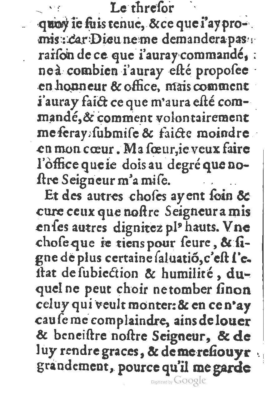 1578 - Guillaume Chaudière - Trésor de dévotion traitant de plusieurs belles vertus - BM Lyon