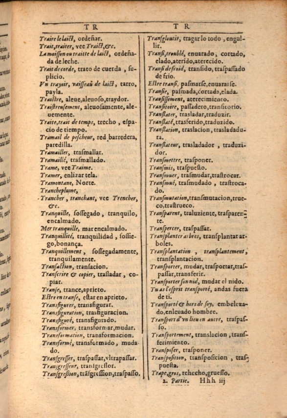 1607 - Marc Orry - Trésor des deux langues espagnole et française (Première et Seconde parties) - ÖNB Wien