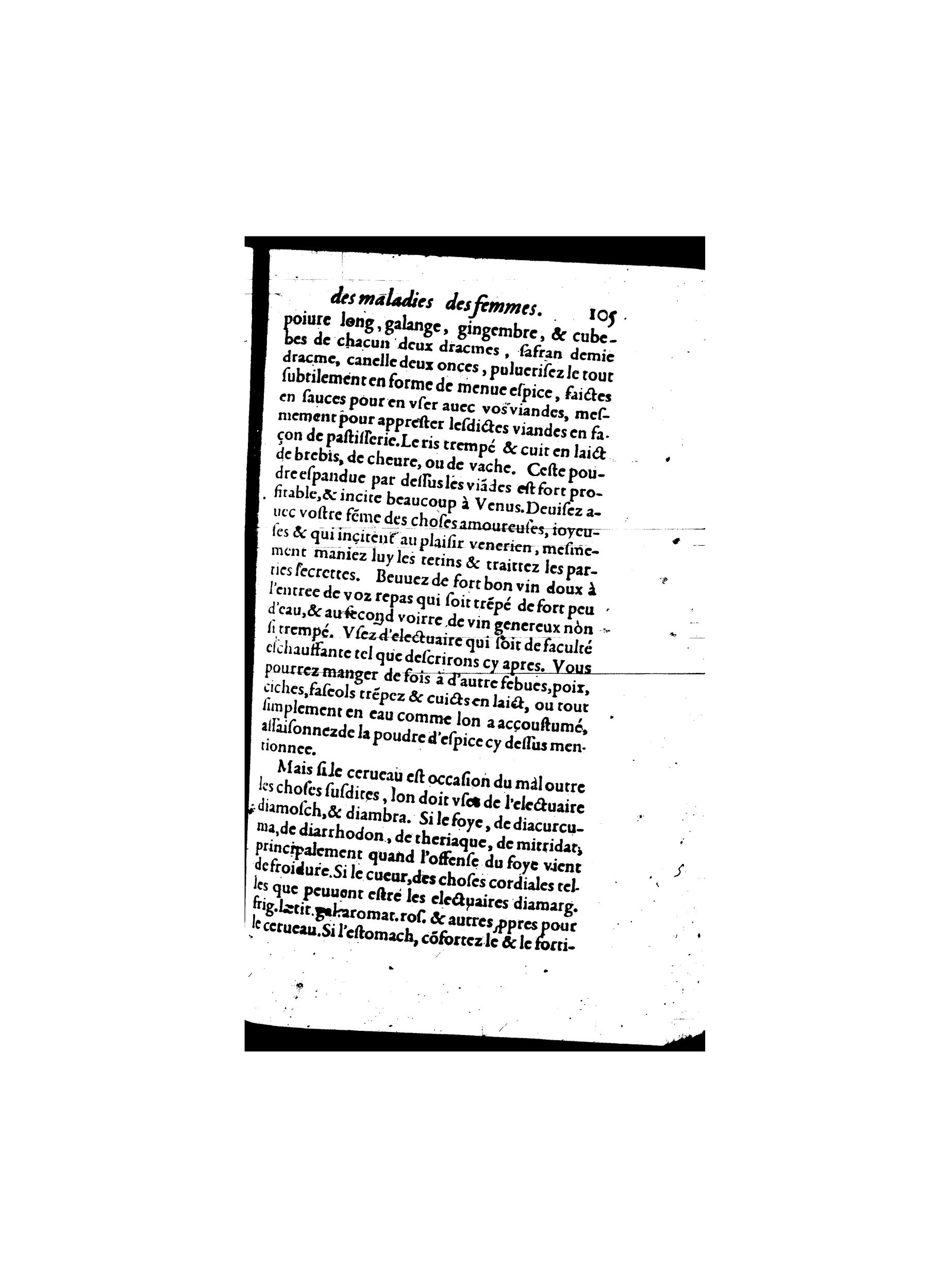 1587 - Jacques du Puis - Trésor des remèdes secrets pour les maladies des femmes - BnF