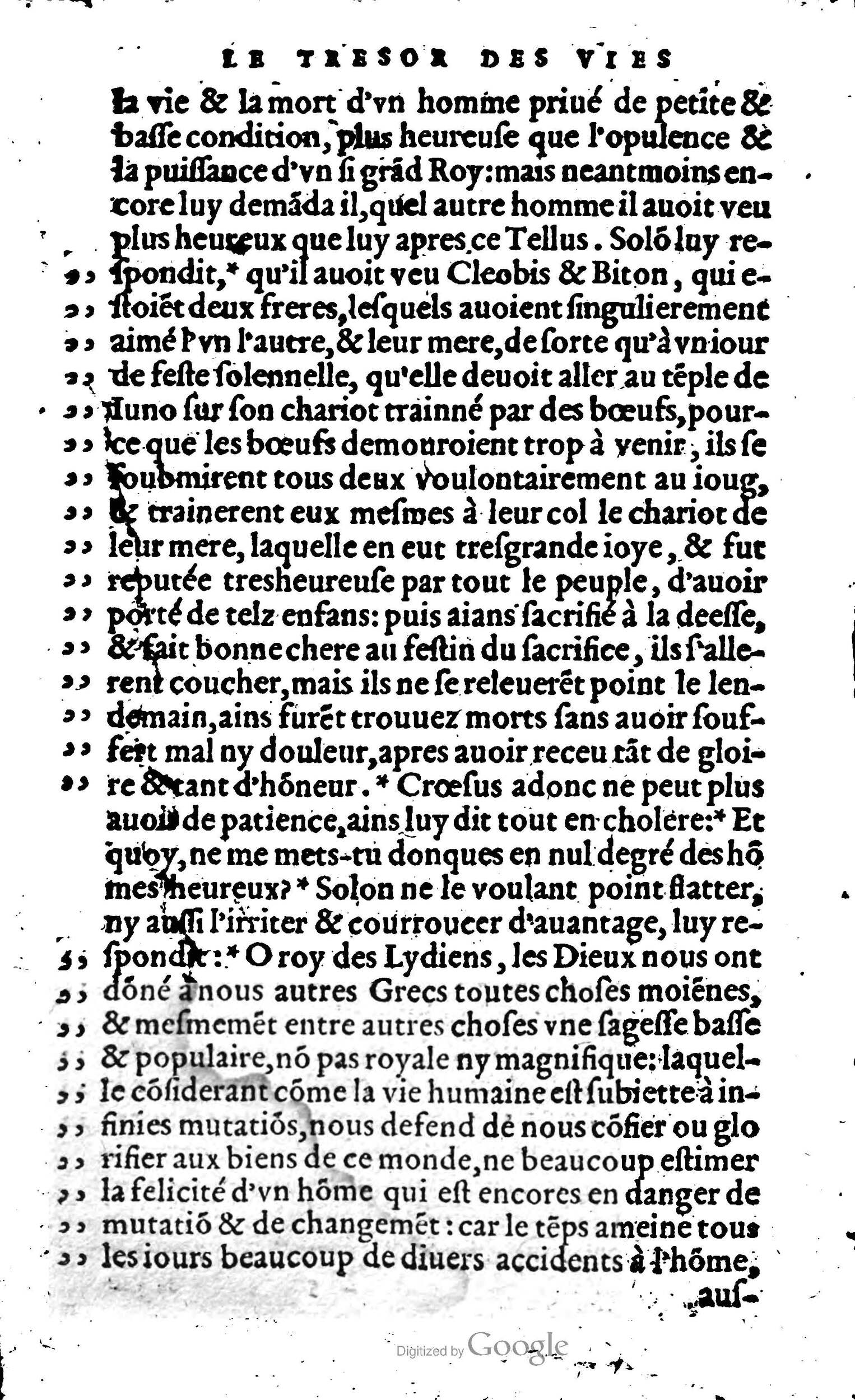 1568 - Willem Silvius - Trésor des vies de Plutarque - Anvers Plantin-Moretus