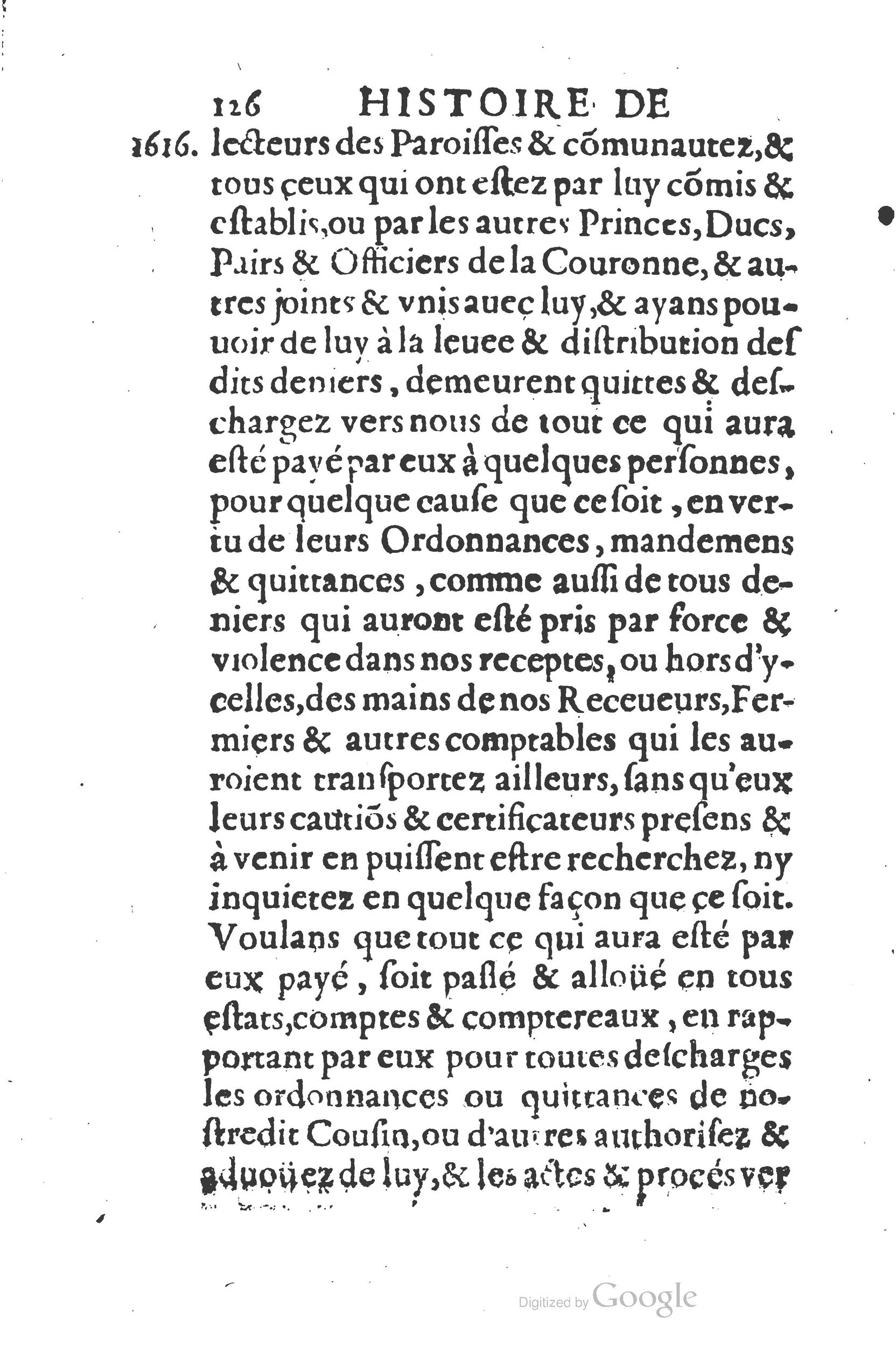 1626 - Joseph Bouillerot - Trésor de l’histoire générale de notre temps - BSB Munich