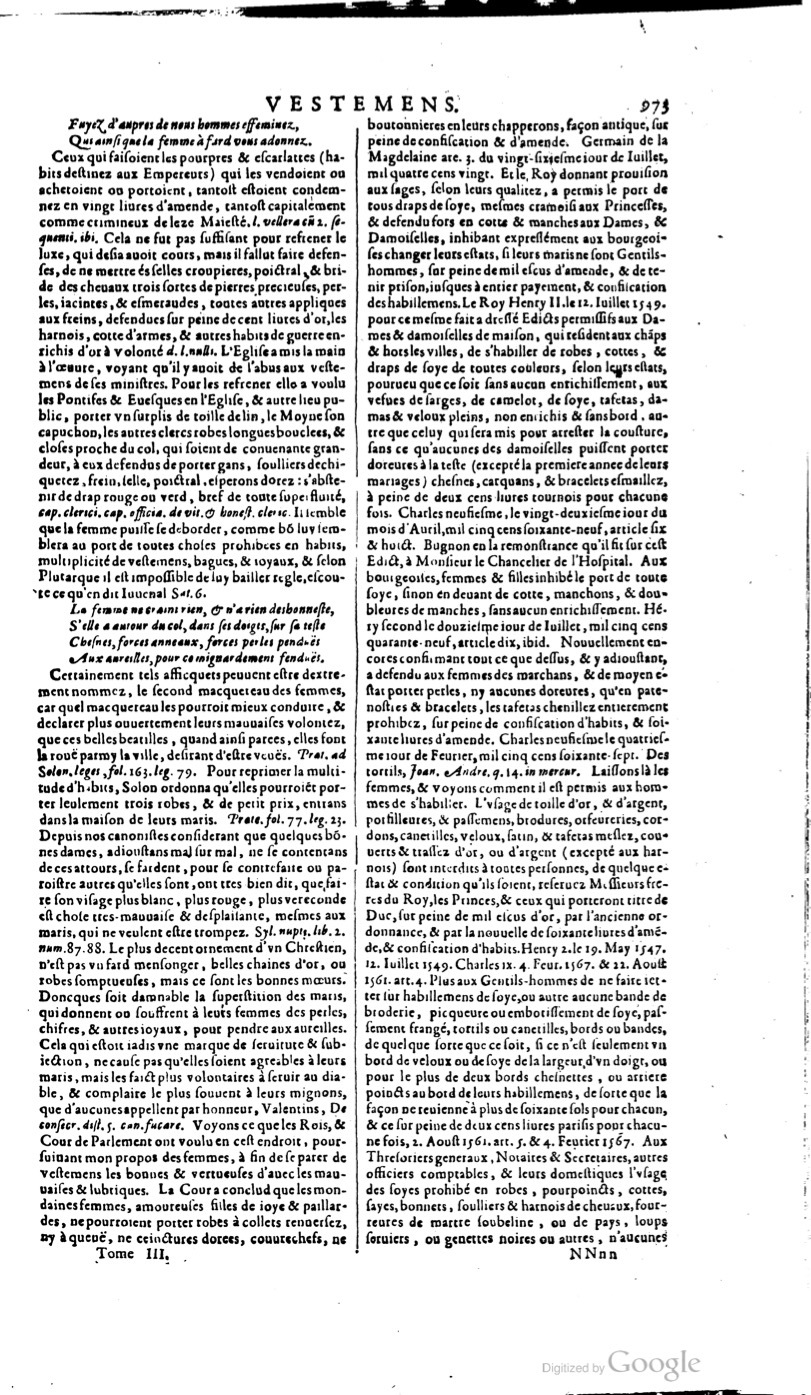 1629 - Veuve Nicolas Buon - Trésor du droit français (21754 T. 3) - BM Lyon