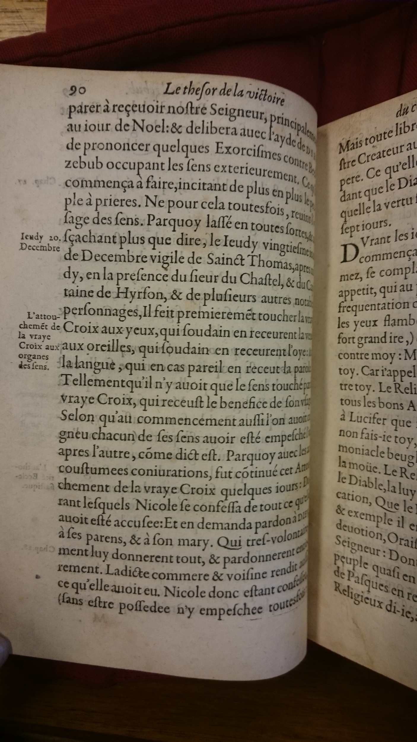 1578 - Nicolas Chesneau - Trésor et entière histoire de la triomphante victoire du corps de Dieu sur l’esprit malin - BM Lyon