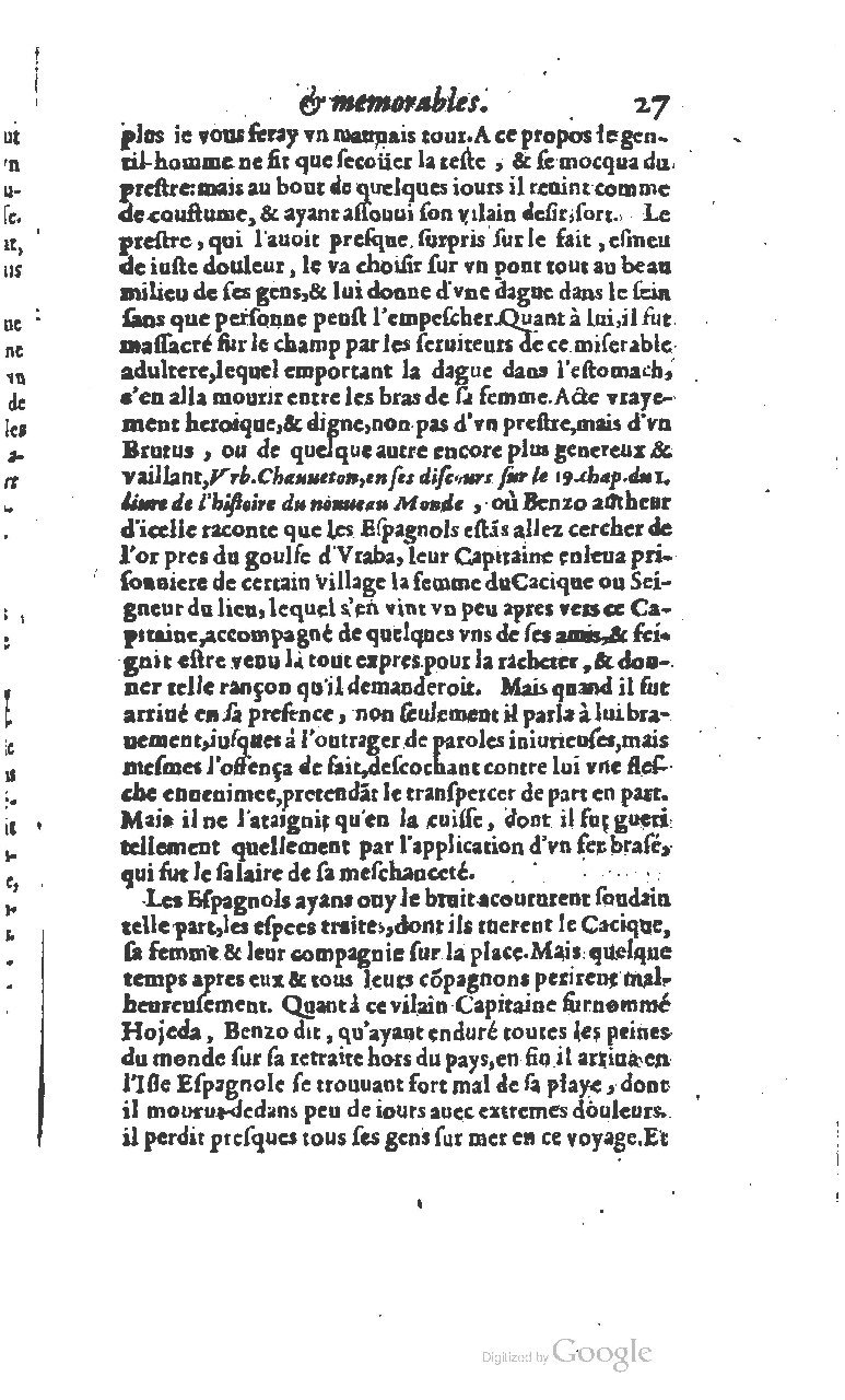 1610 - Paul Marceau - Trésor d’histoires admirables et mémorables - BSB Munich