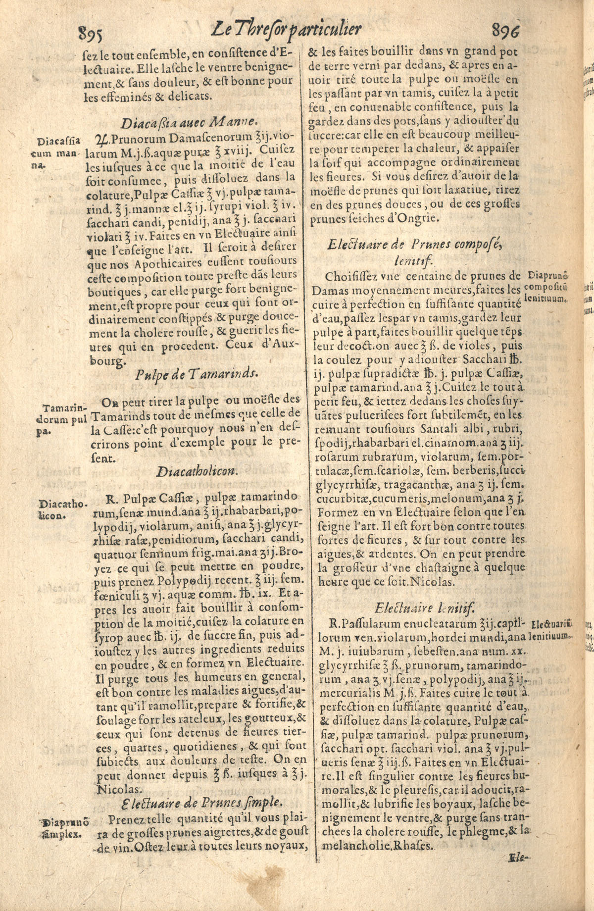 1610 - Étienne Gamonet - Grand Trésor ou dispensaire - CESR Tours