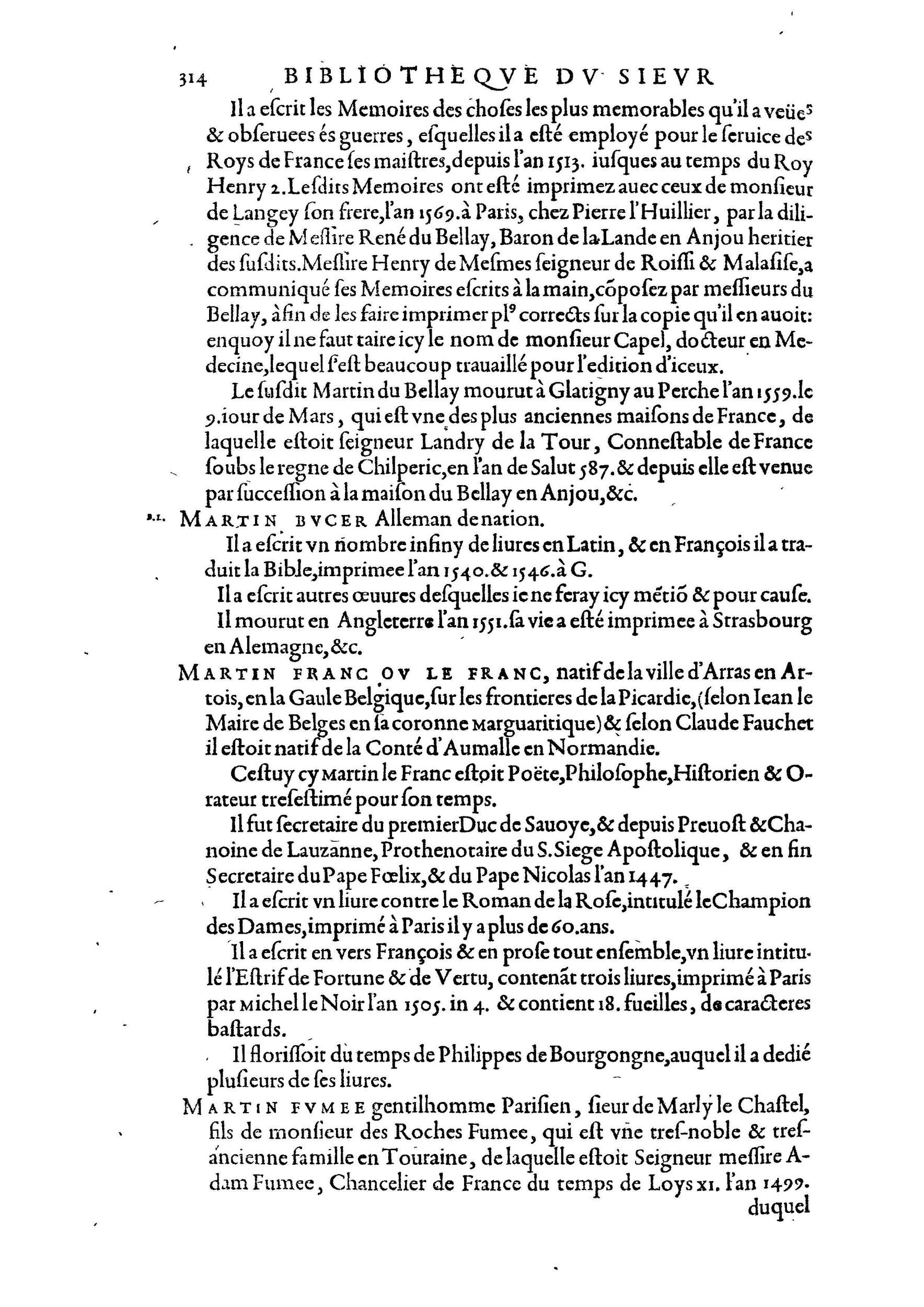 1584 - Abel L&#039;Angelier - Bibliothèques françaises - BnF