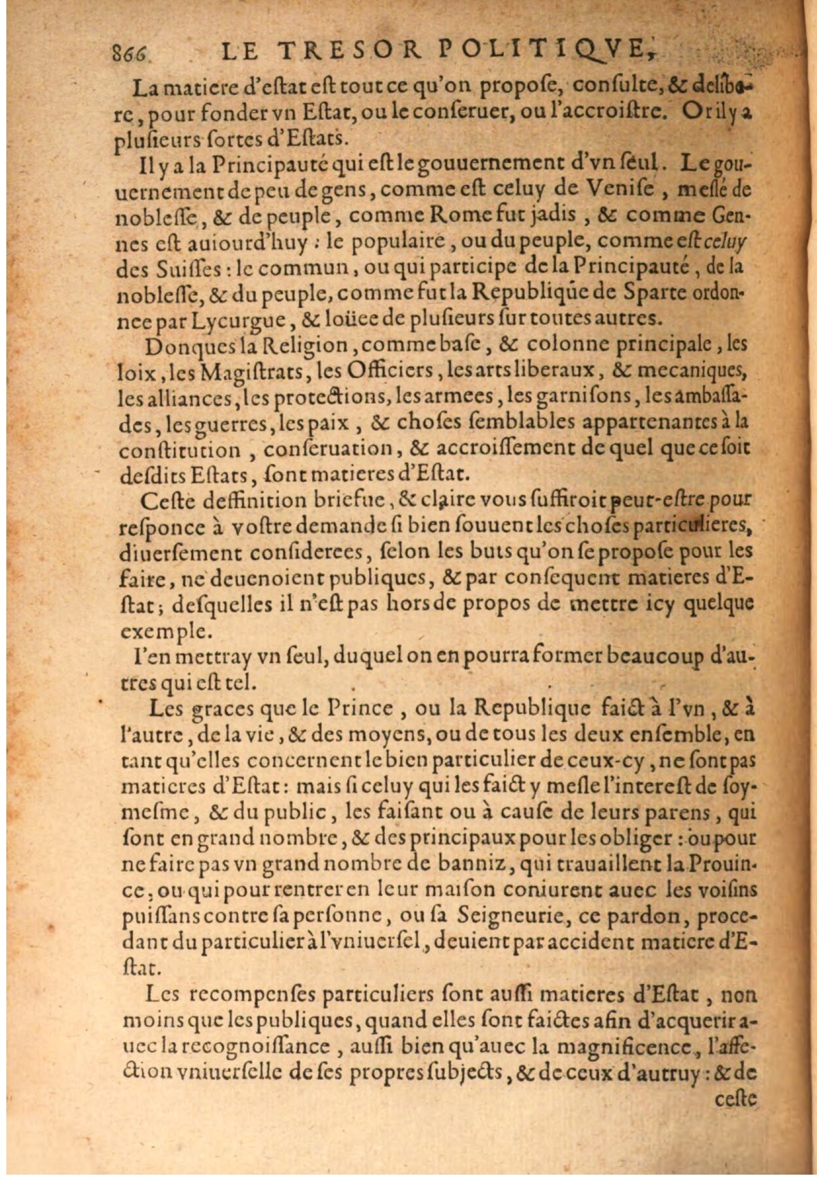 1608 - Pierre Chevalier - Trésor politique - BSB Munich