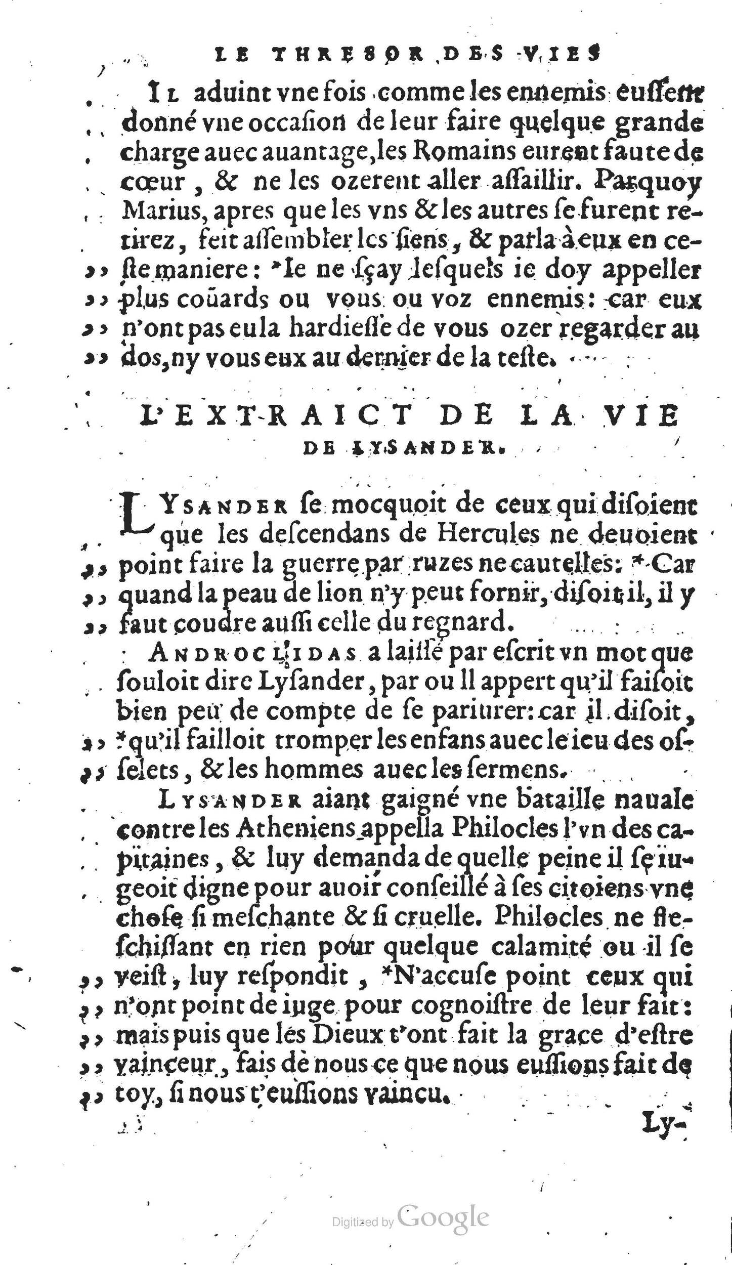 1567 - Willem Silvius - Trésor des vies de Plutarque - Anvers Musée Plantin-Moretus