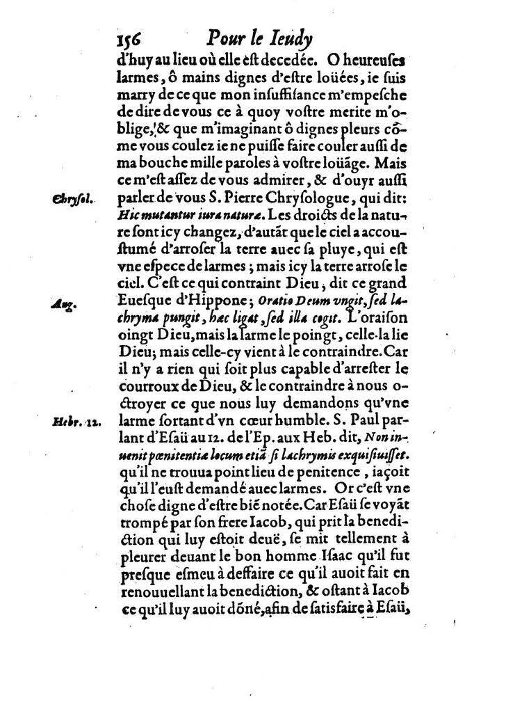 1607 - Nicolas Du Fossé - Trésor quadragésimal - T 02 - BM Lyon