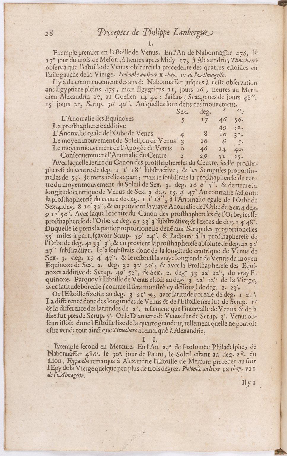 1634 - Zacharie Roman - Les Tables perpétuelles - BnF Arsenal