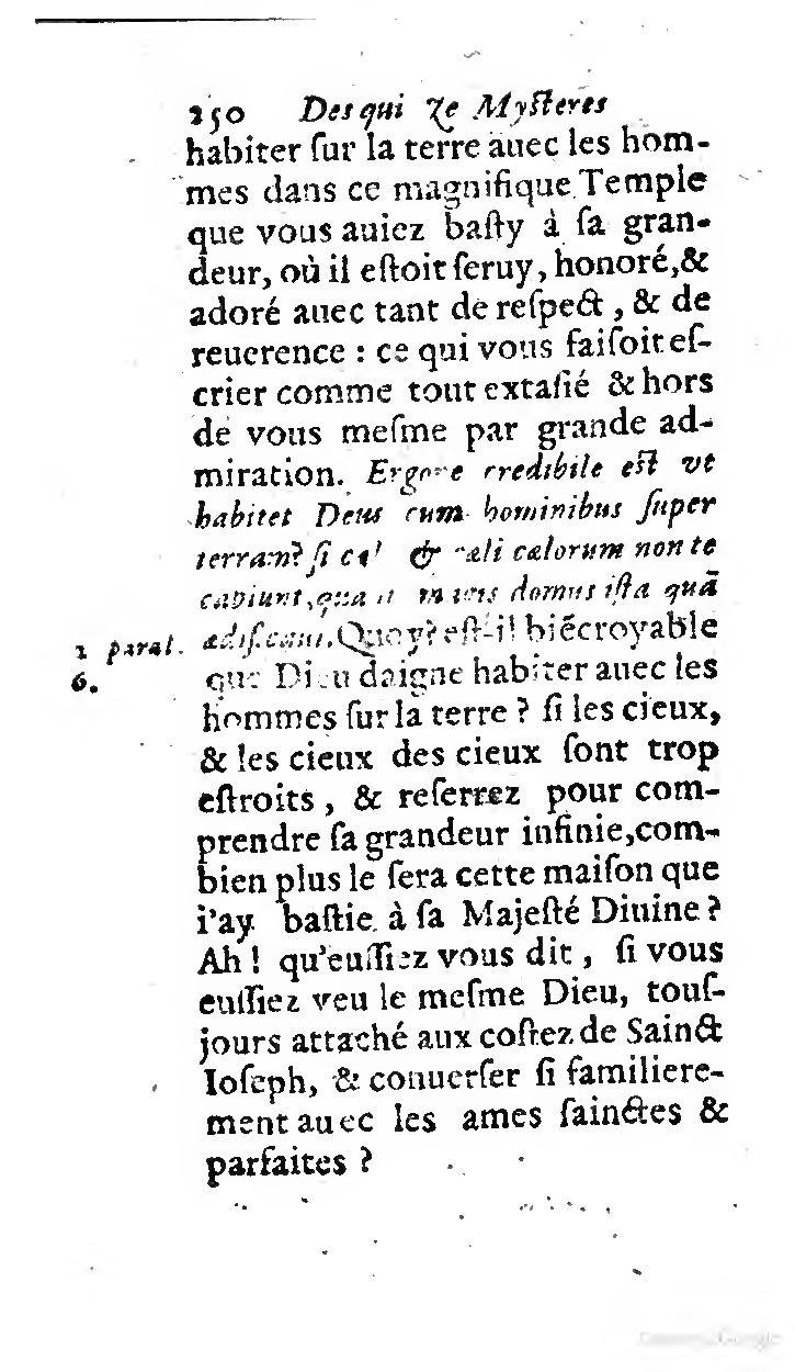 1646 - Jean Piot - Trésor inestimable de Saint-Joseph - BNC Rome