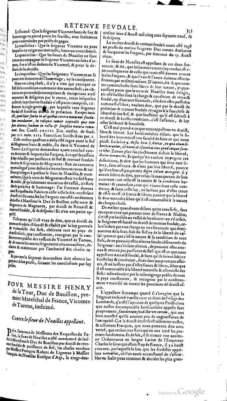 1629 - Veuve Nicolas Buon - Trésor du droit français (21754 T. 3) - BM Lyon