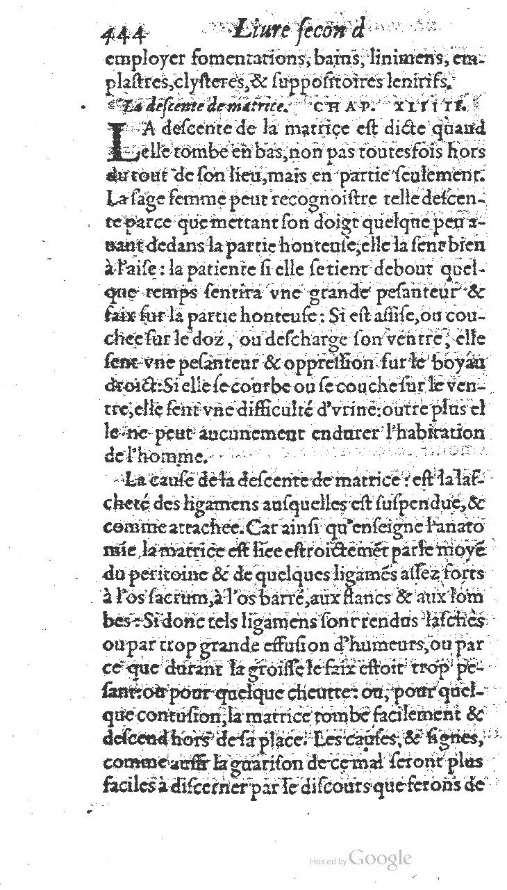 1585 - Jacques du Puis - Trésor des remèdes secrets pour les maladies des femmes - BnF