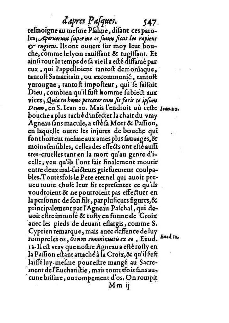 1607 - Nicolas Du Fossé - Trésor quadragésimal - T 02 - BM Lyon