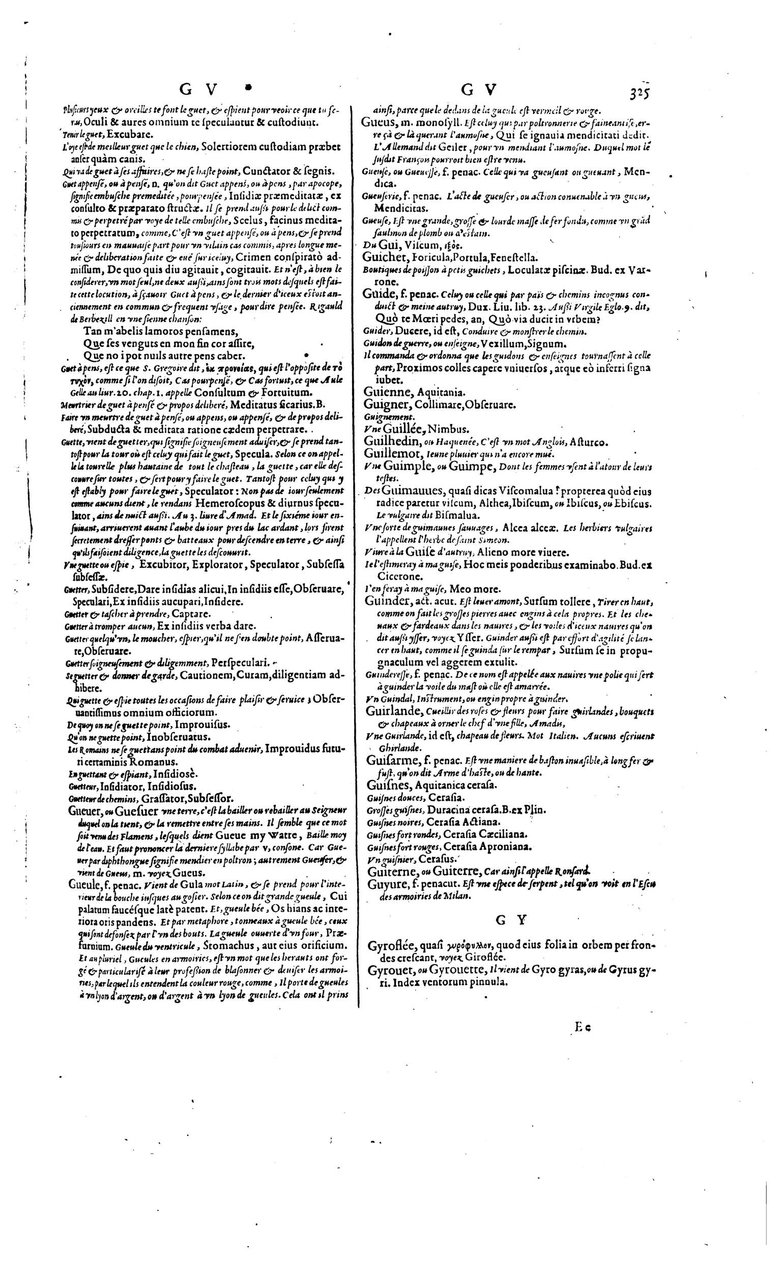 1606 - David Douceur - Trésor de la langue française - BM Lyon 1606 - David Douceur - Trésor de la langue française - BM Lyon