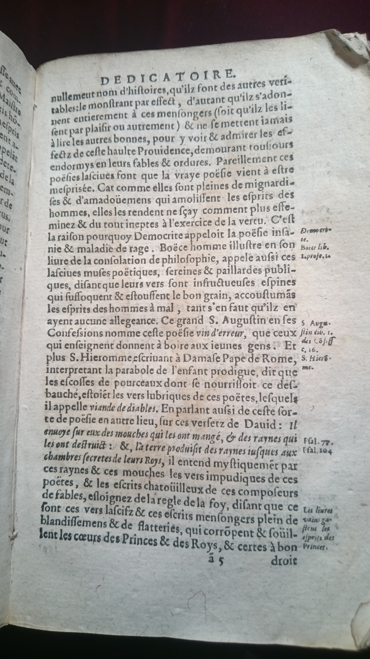 1596 - Jean Bogart - Trésor des faits et dits mémorables des hommes saints et illustres - BM Amiens