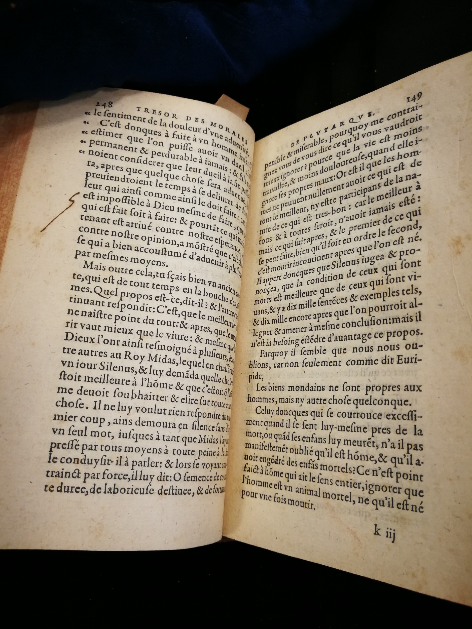1577 - Jean Poupy - Trésor des morales de Plutarque - Les Méjanes, Aix-en-Provence