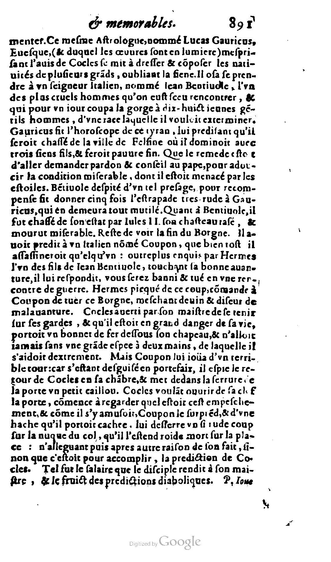 1620 - Samuel Crespin - Trésor d’histoires admirables et mémorables - BCU Lausanne
