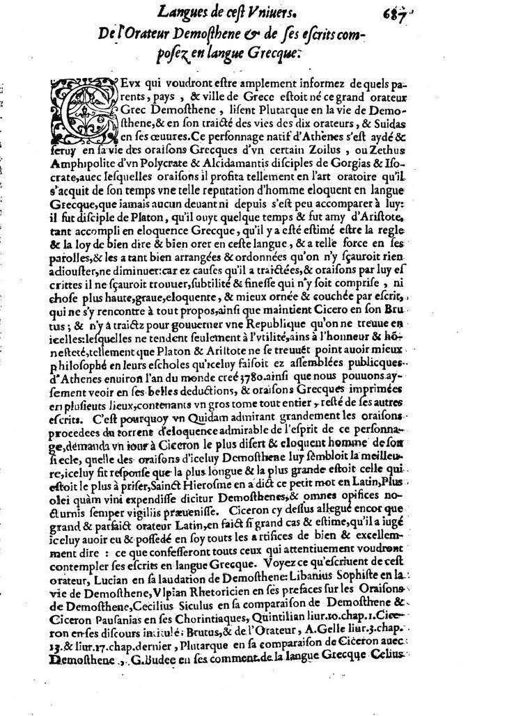 1613 - Matthieu Berjon - Trésor de l’histoire des langues de cet univers - BM Lyon