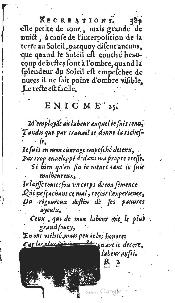 1627 - Jean Delamare - Trésor des récréations - BSB Munich