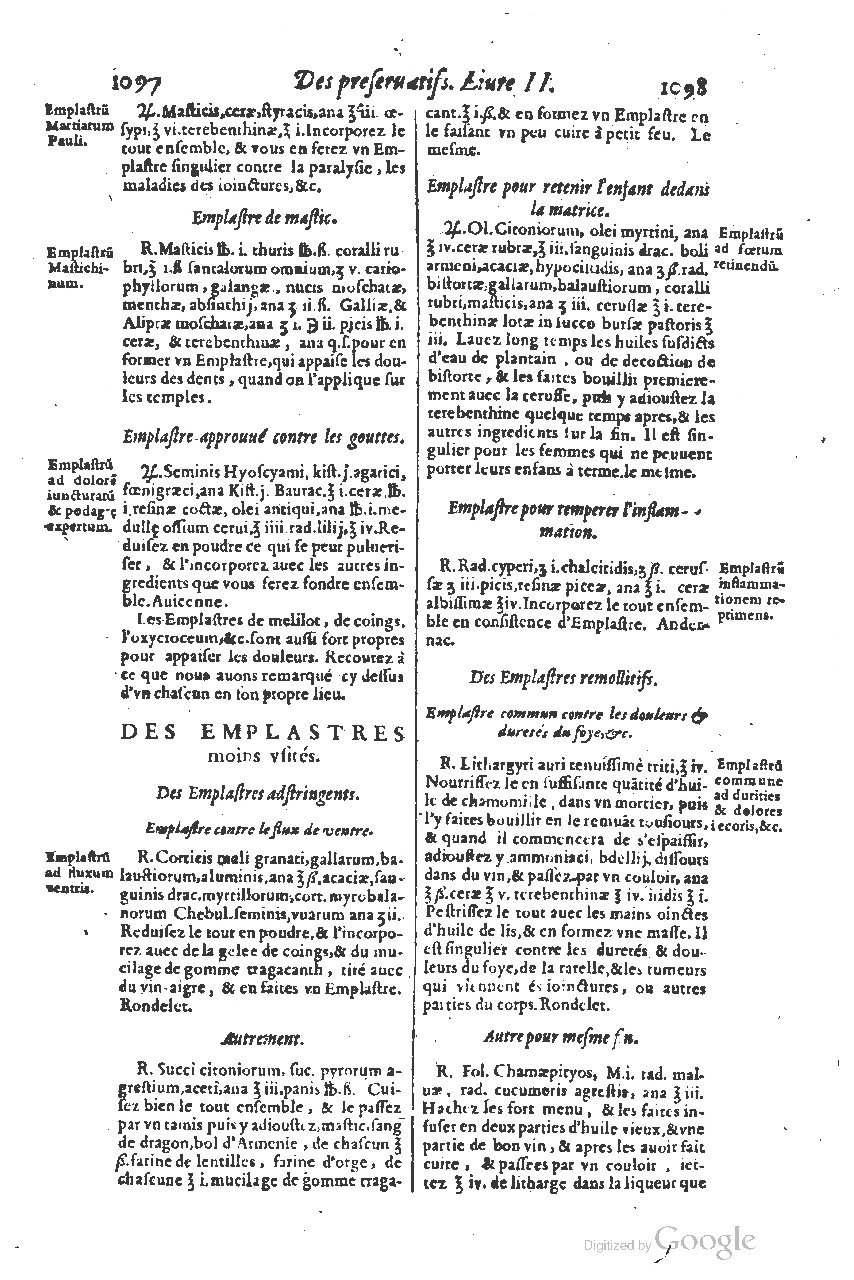 1616 - Étienne Gamonet - Grand trésor ou dispensaire - BSB Munich