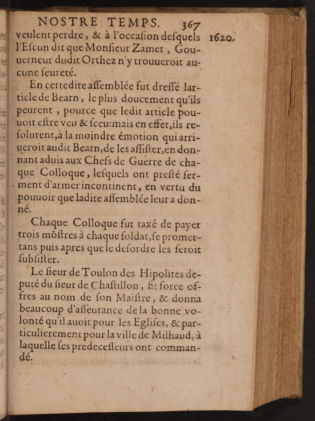 1626 - Joseph Bouillerot - Trésor de l’histoire générale de notre temps - BnF Arsenal