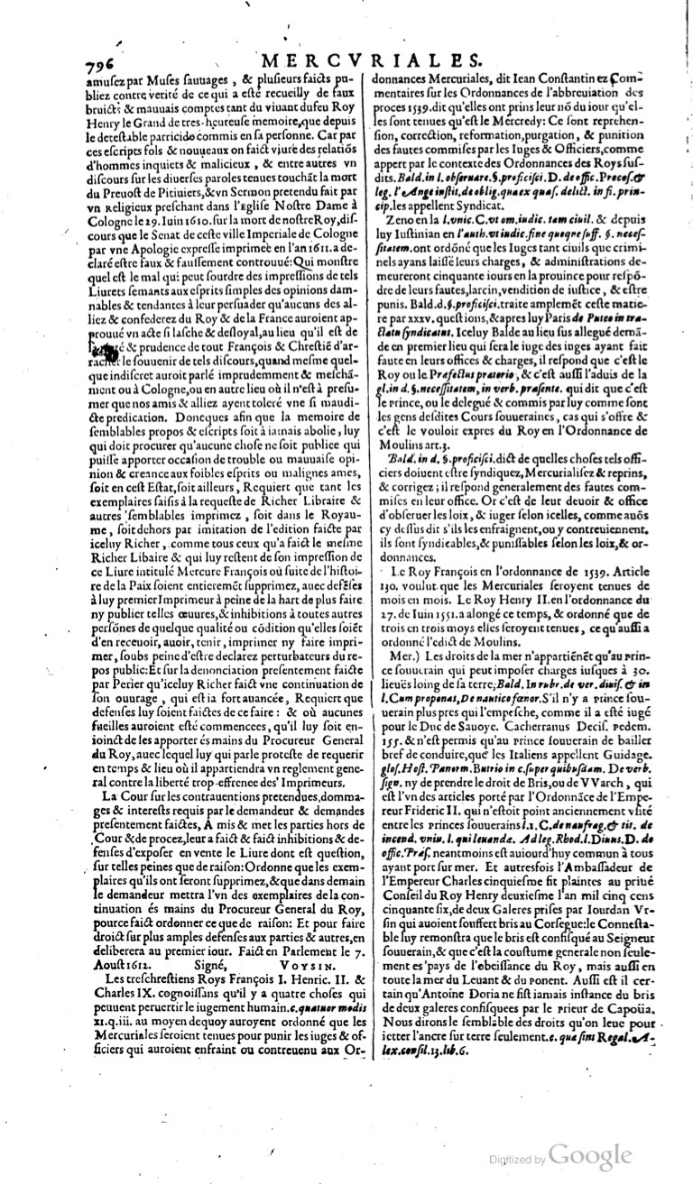 1629 - Veuve Nicolas Buon - Trésor du droit français (29620 T. 2) - BM Lyon