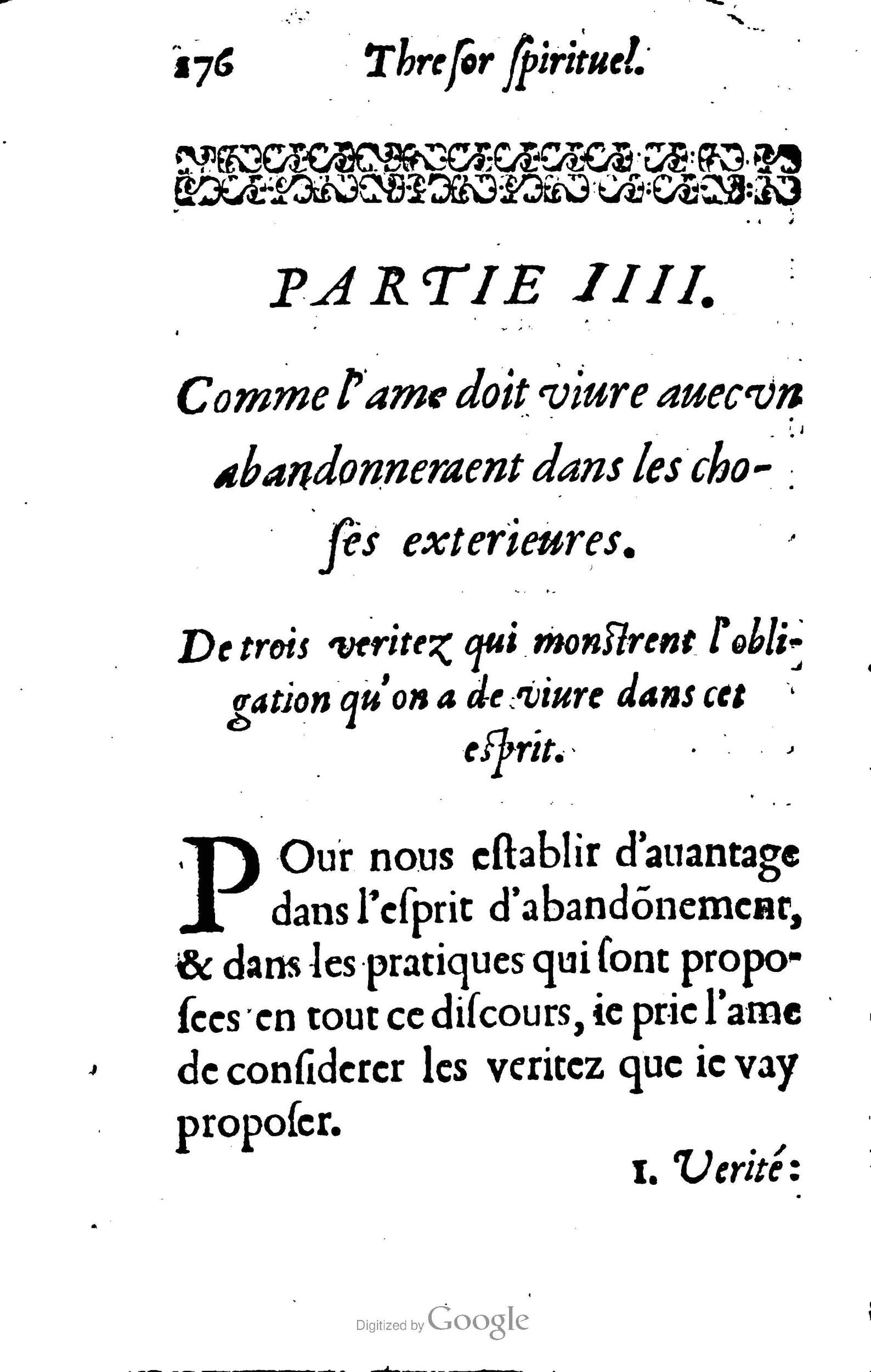 1633 - François Waudré - Trésor spirituel contenant les excellences du christianisme - BM Lyon