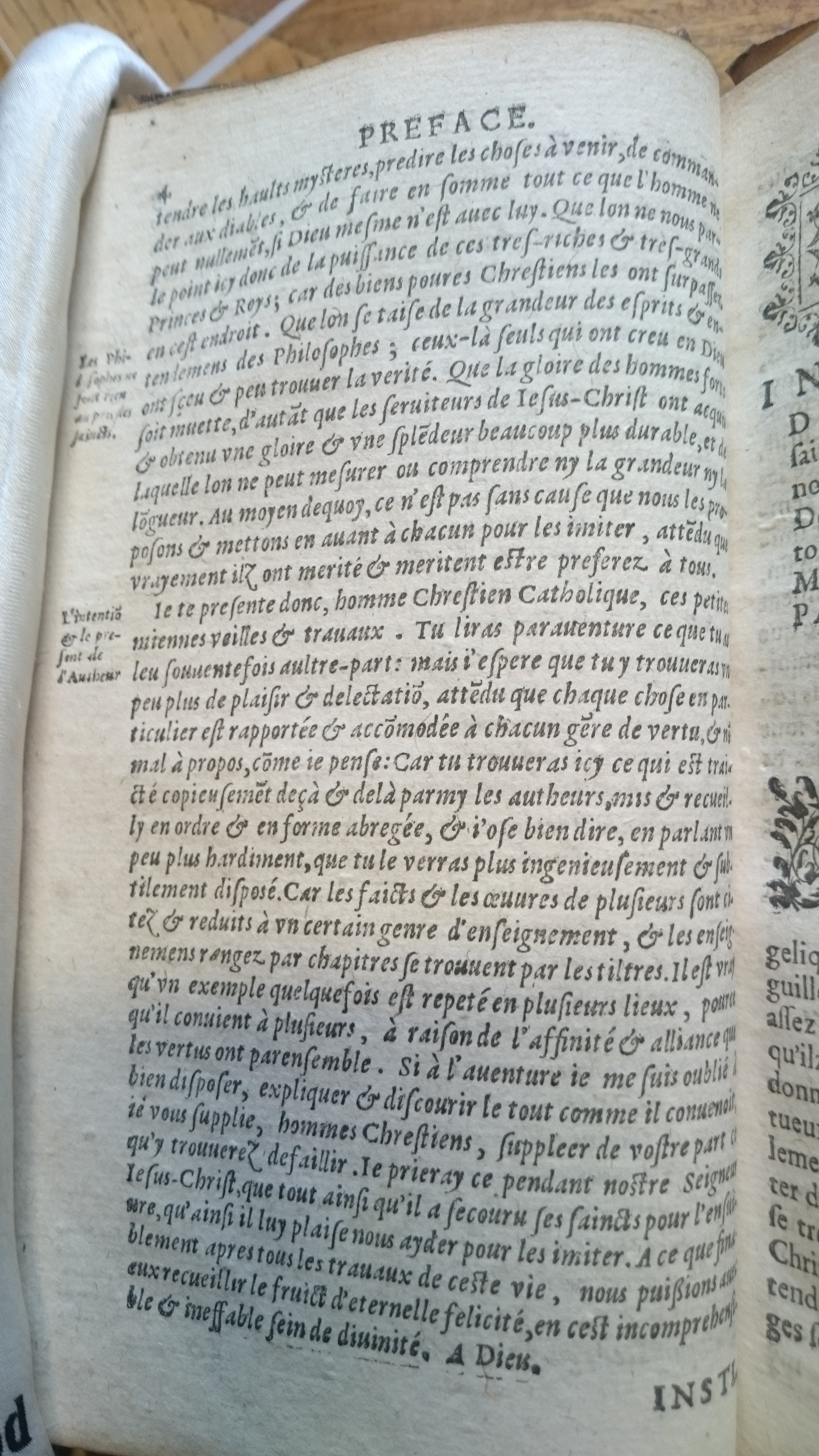 1599 - Balthazar Bellère - Trésor des faits et dits mémorables des hommes saints et illustres - Douai Quincy