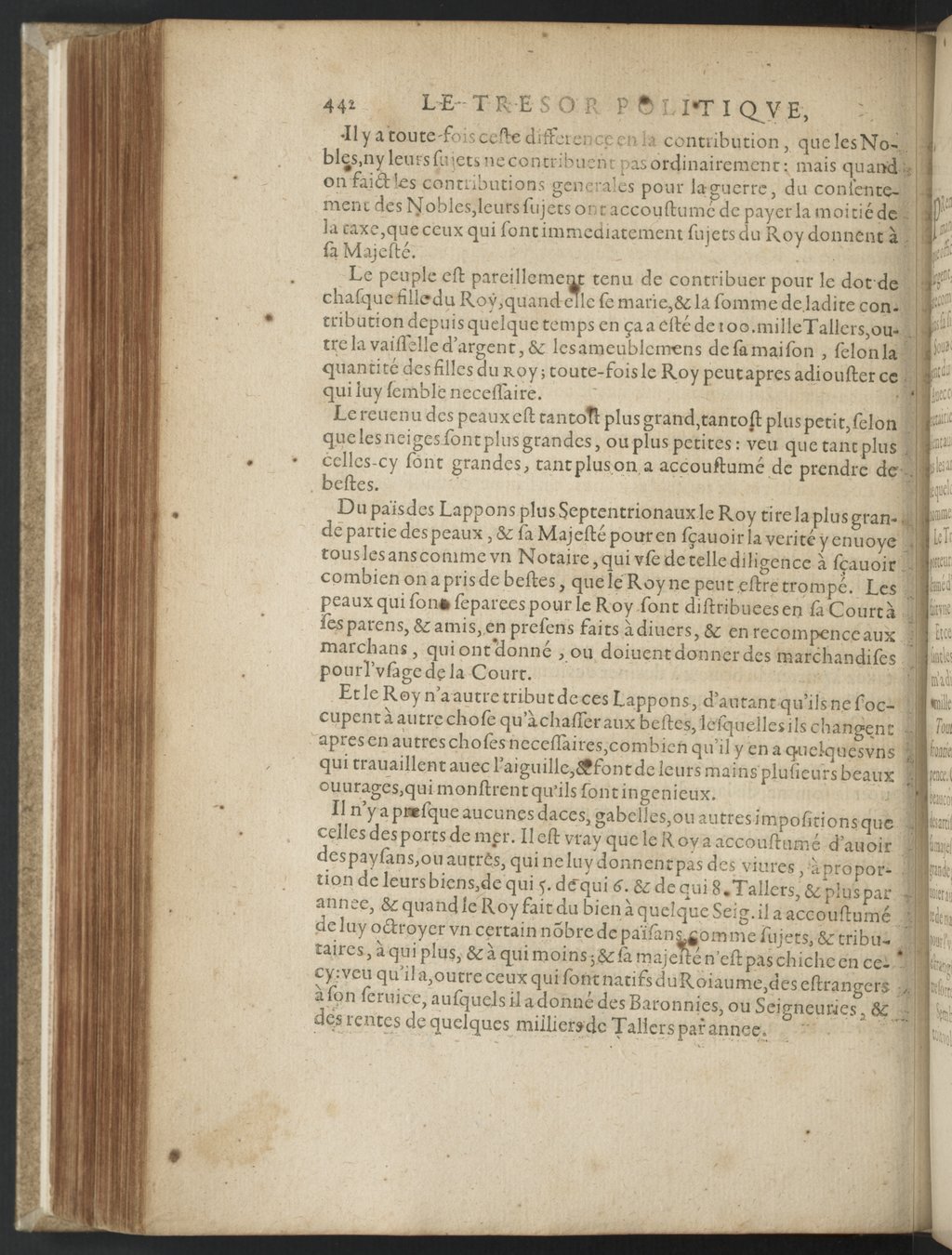 1608 - Nicolas Du Fossé - Trésor politique - BnF Tolbiac