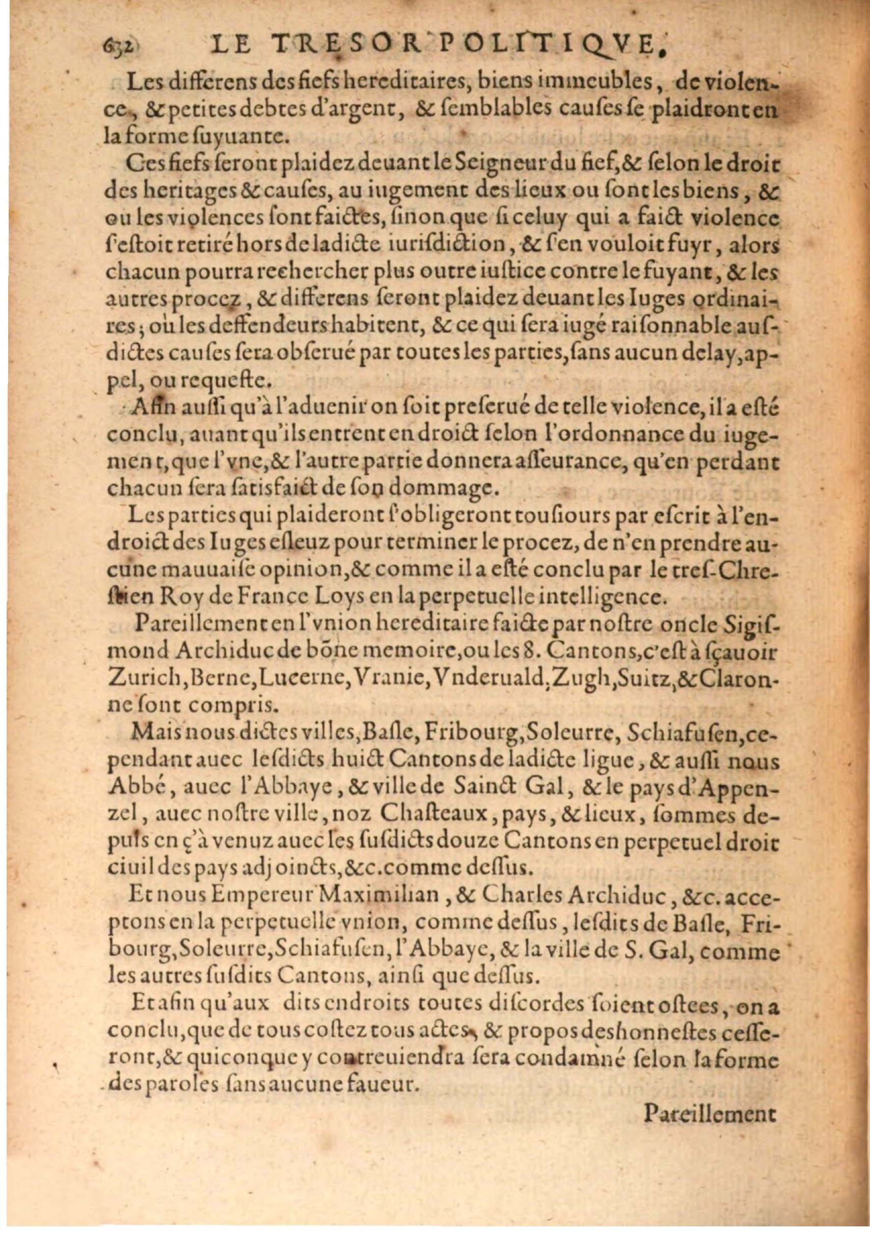 1608 - Pierre Chevalier - Trésor politique - BSB Munich