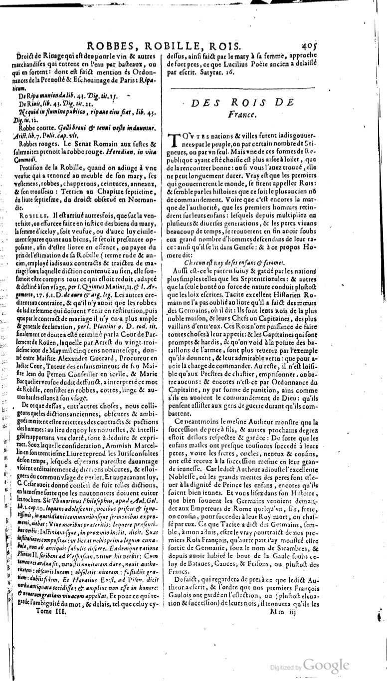 1629 - Veuve Nicolas Buon - Trésor du droit français (21754 T. 3) - BM Lyon